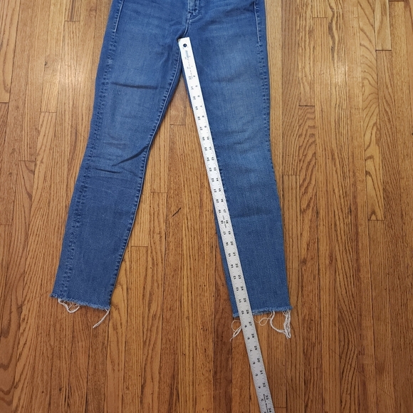 Mother Jeans The Ankle Frey Size 24 Chain Of Destiny Blue - Picture 5 of 10